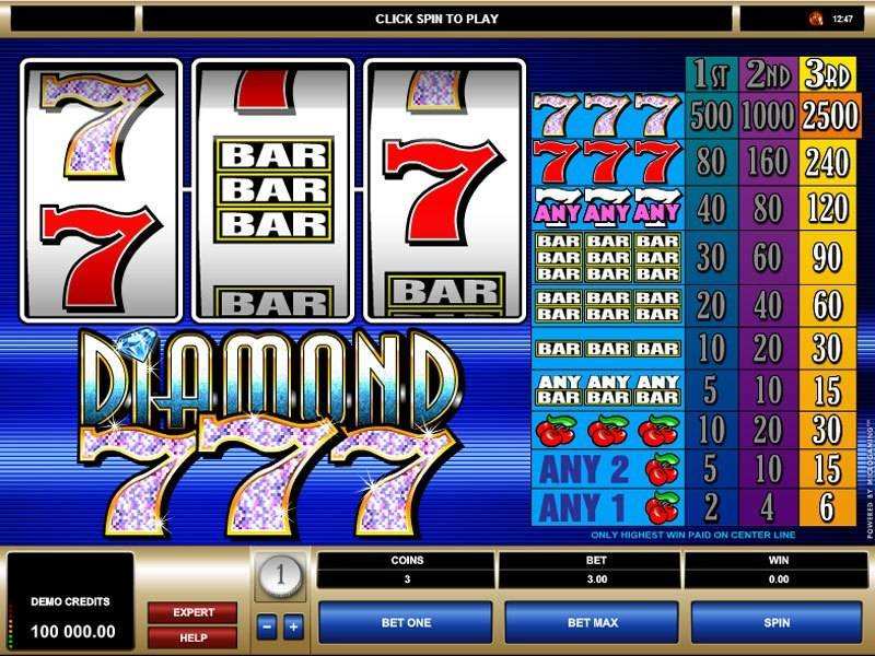 777 Diamonds Slot