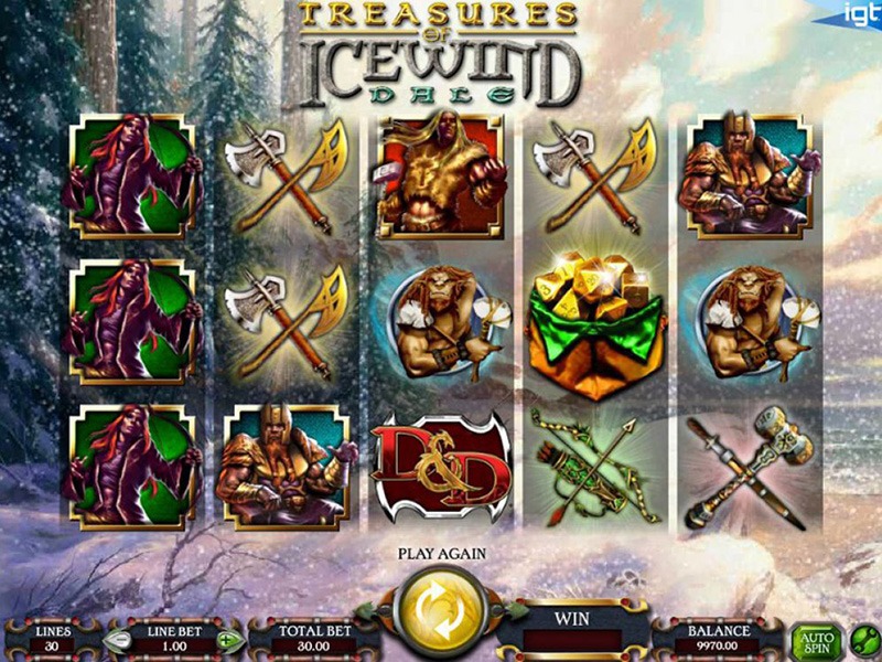 Dungeons And Dragons Treasures Of Icewind Dale Slot