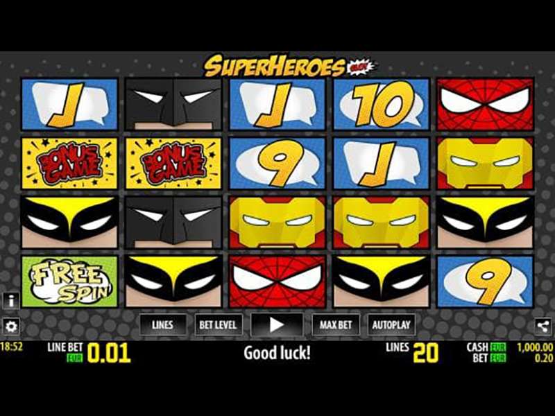 Super Heroes HD Slot