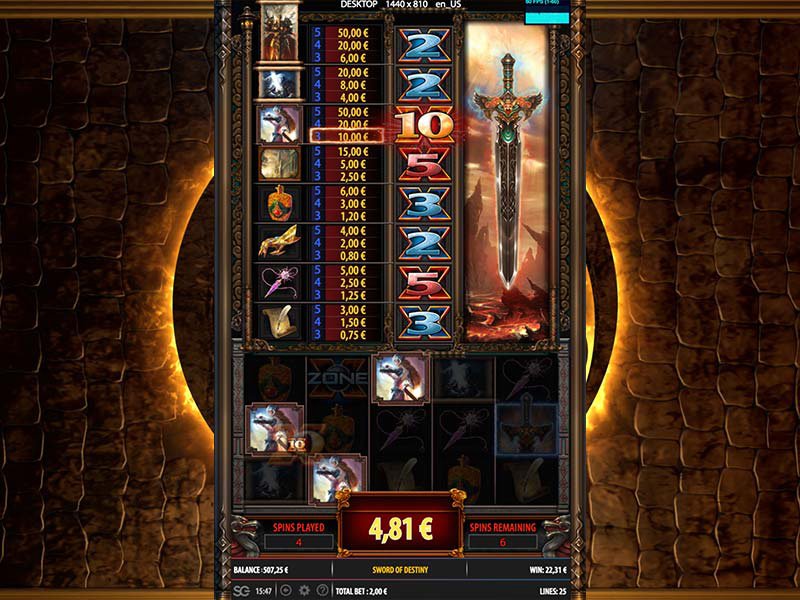 Sword Of Destiny Slot
